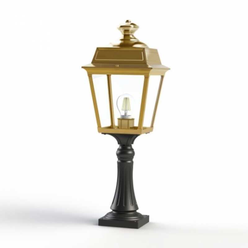 weiße Gartenleuchte