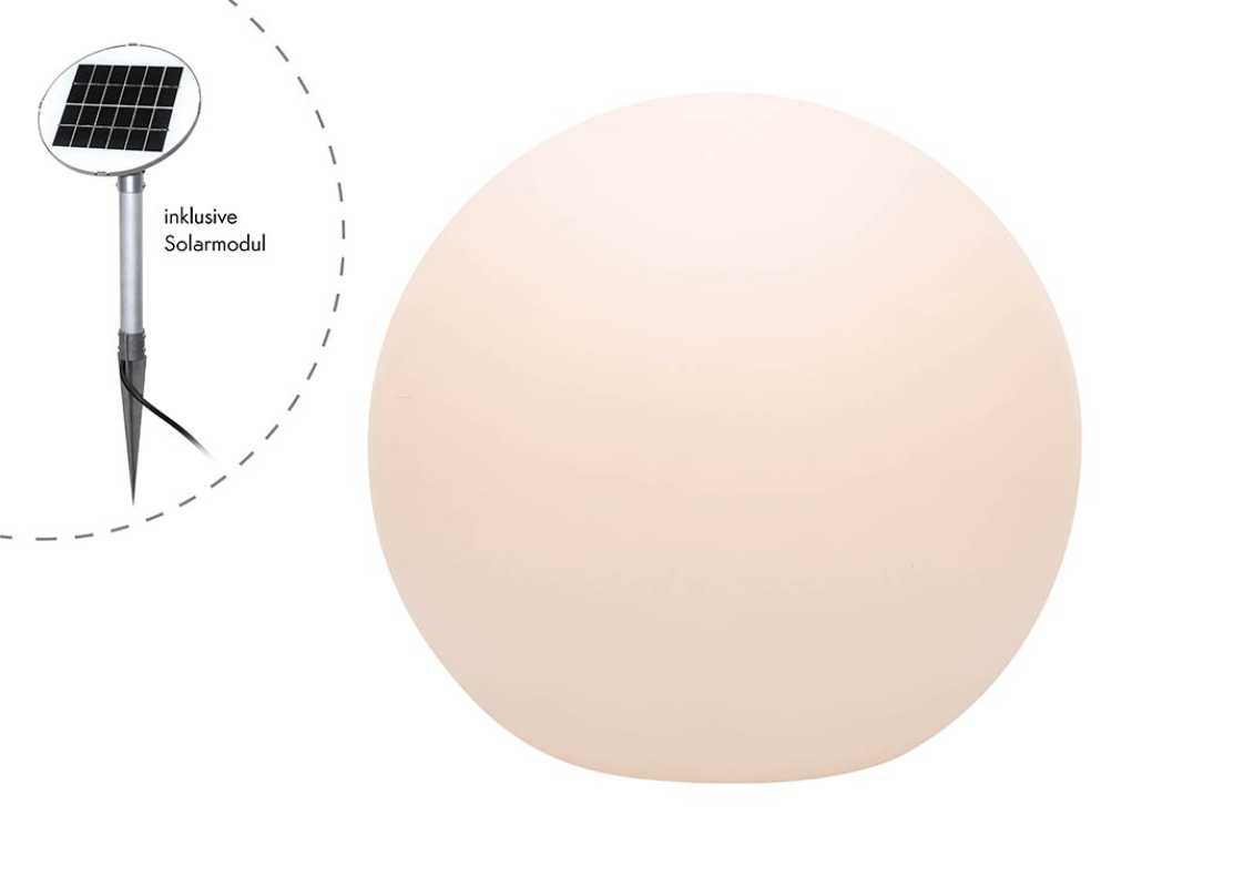 Solar-Kugelleuchte hochwertig