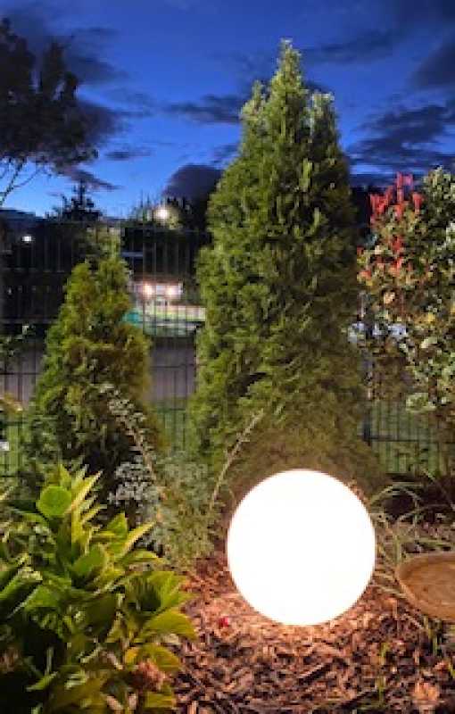 Gartenbeleuchtung mit Akku 40cm