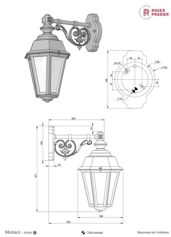 Wandleuchte klassisch
