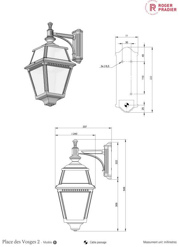 Design Wandlaterne außen