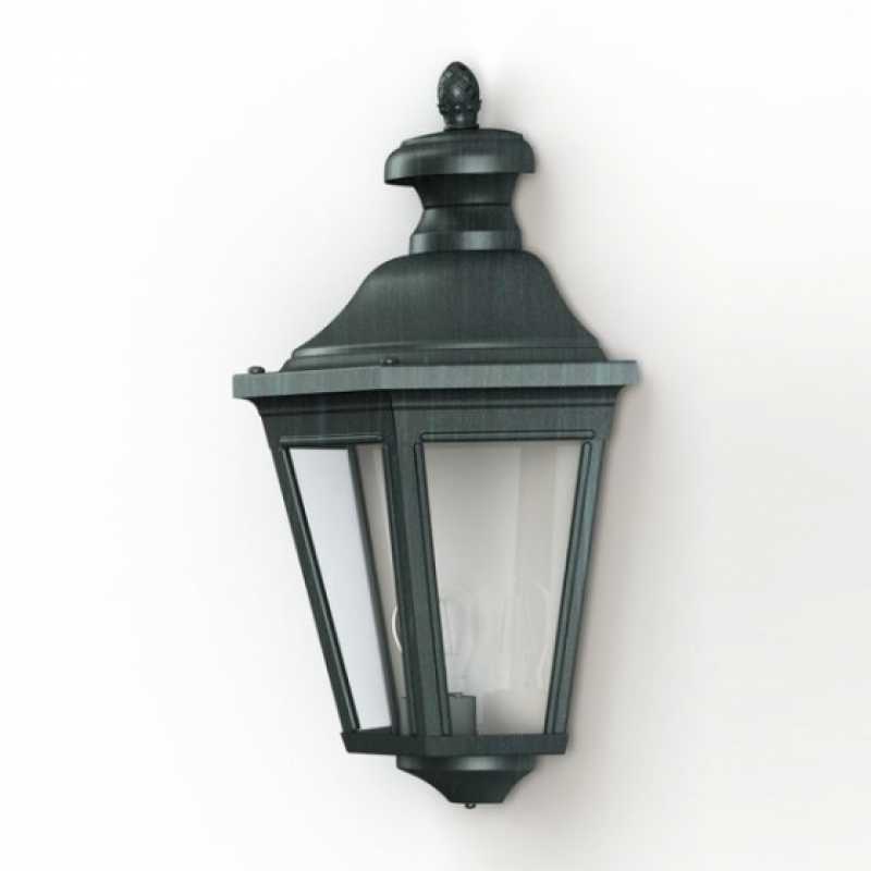 Wandlaterne mit Glas