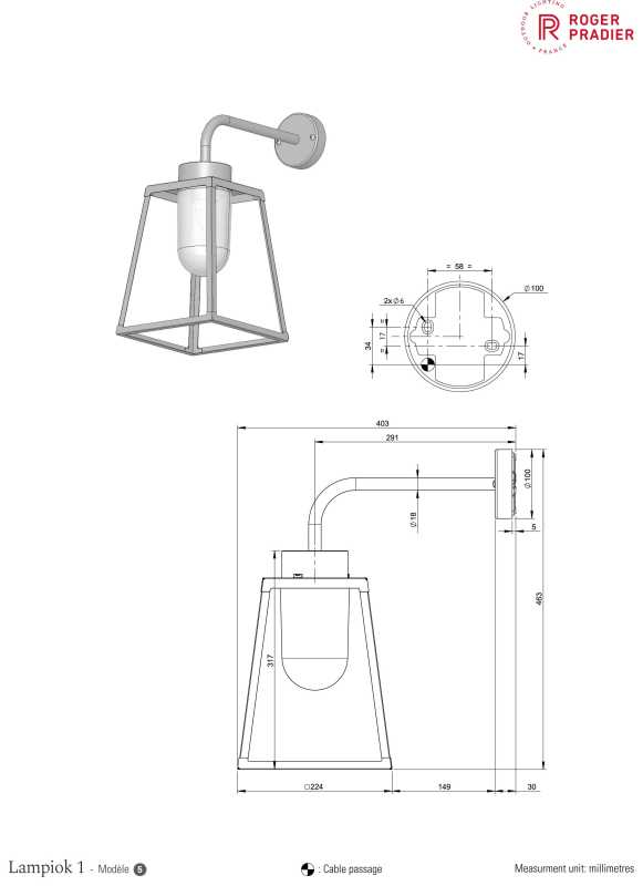 Wandleuchte klassisch modern