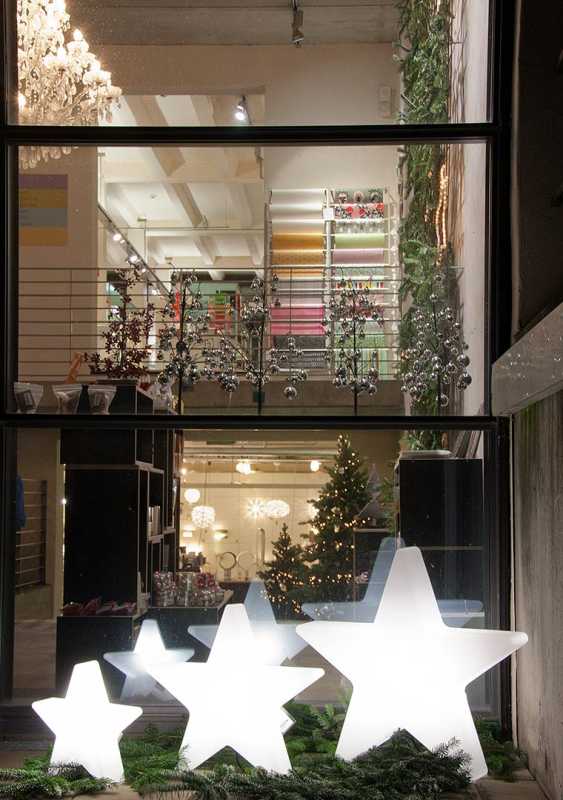 Weihnachtsbeleuchtung Solar-Stern 60cm