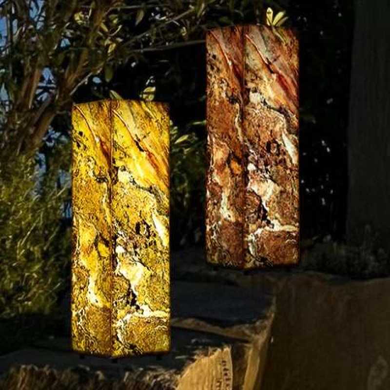 außergewöhnliche Gartenleuchte 70cm