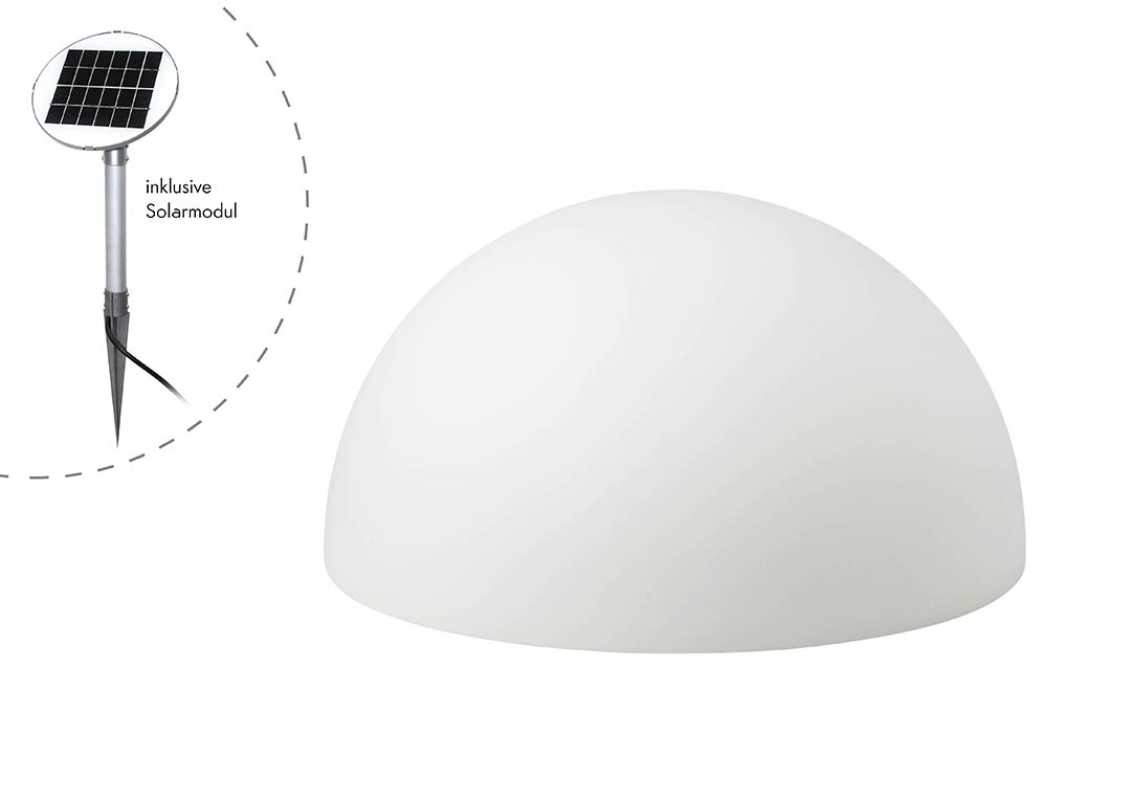 Solarleuchte Halbkugel 60cm