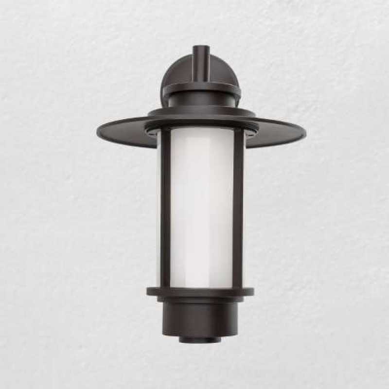 braune Außenwandleuchte