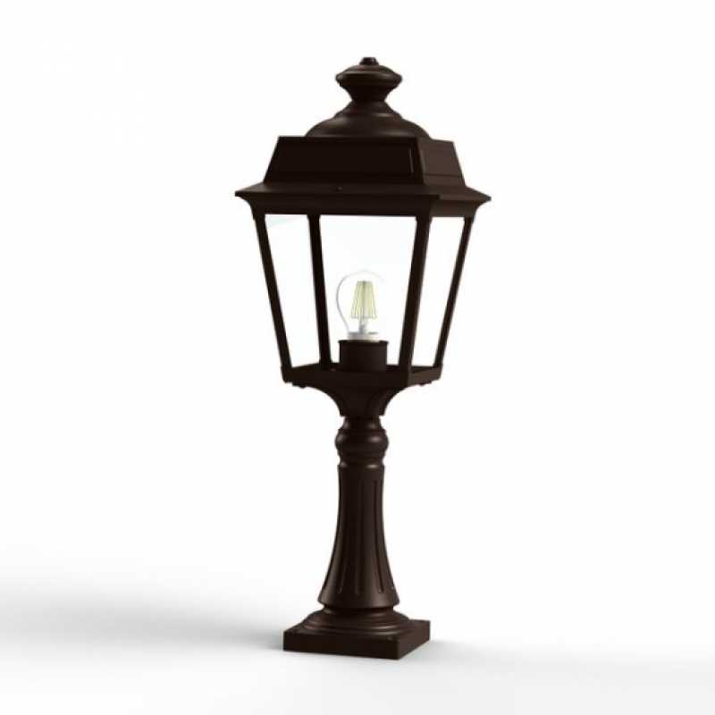 weiße Gartenleuchte