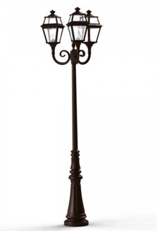 Design Gartenleuchte 3-flammig