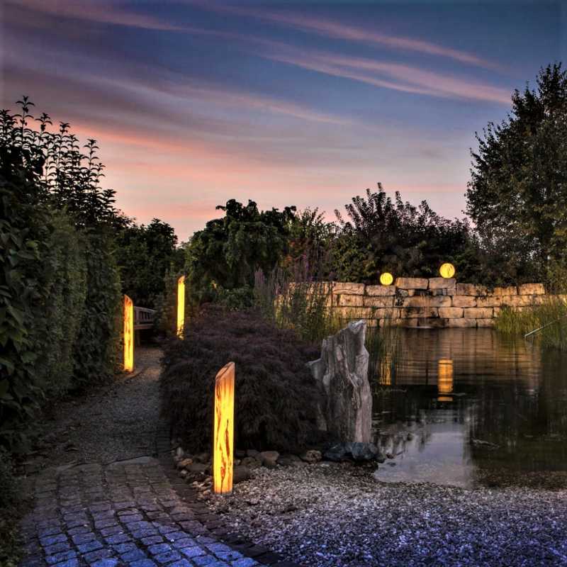 Exklusive Gartenleuchte 80cm