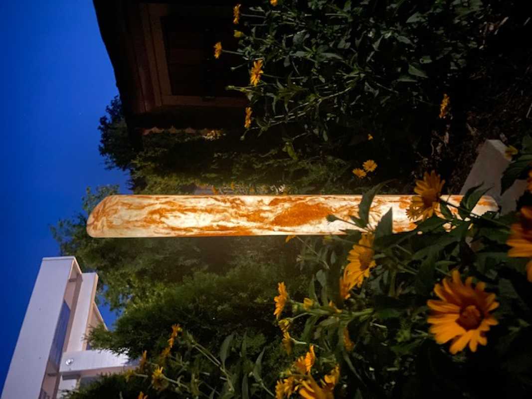 Exklusive Gartenleuchte 110cm