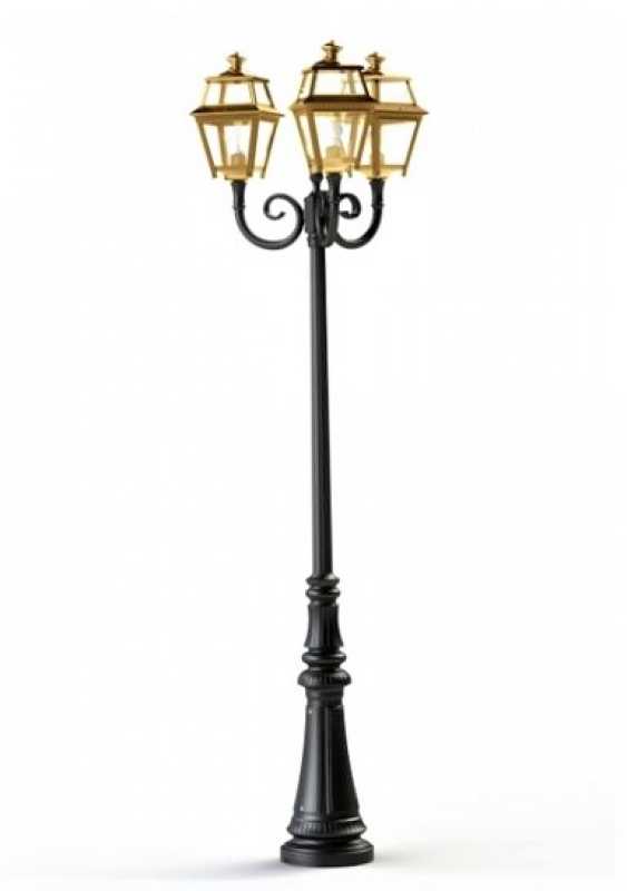 Design Gartenleuchte 3-flammig