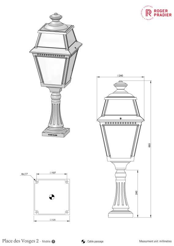 Design Gartenleuchte 69cm
