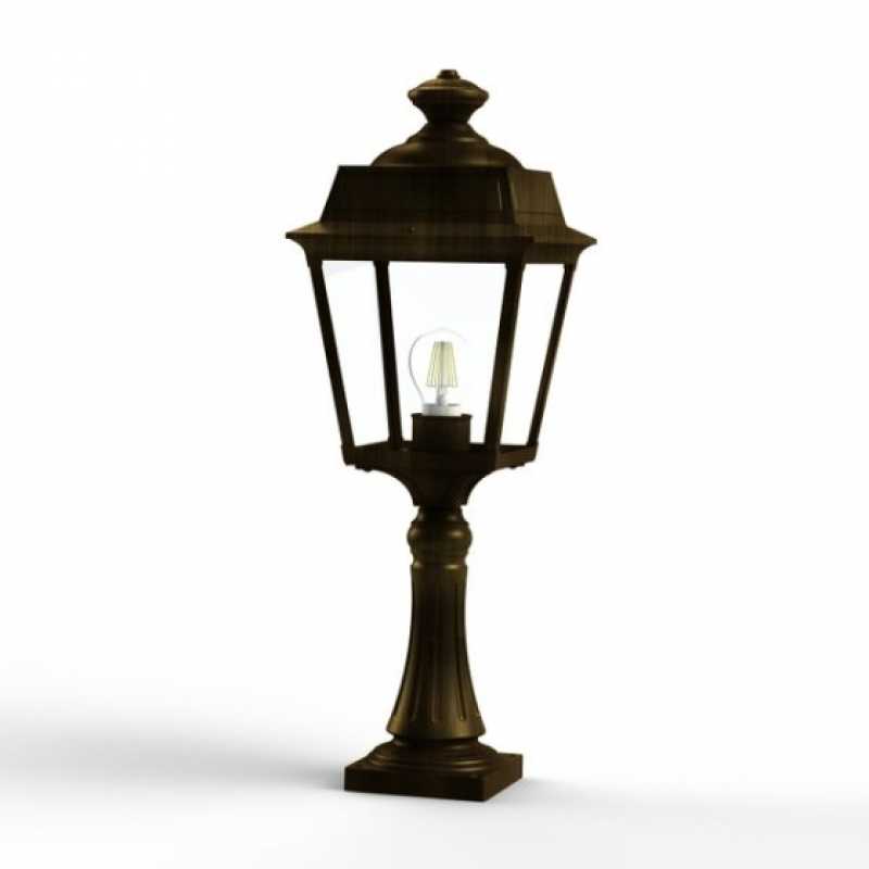 weiße Gartenleuchte