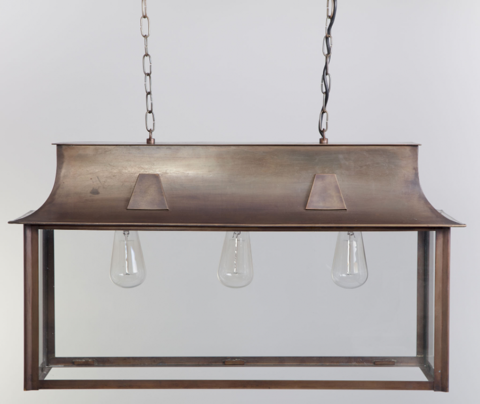 große Hängeleuchte antik