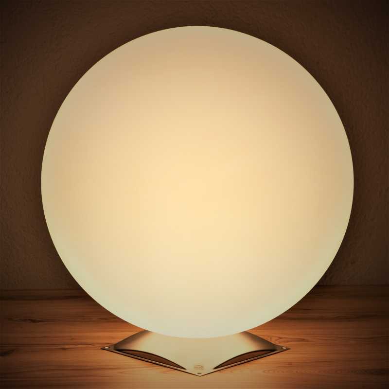 Große Sockelleuchte Garten