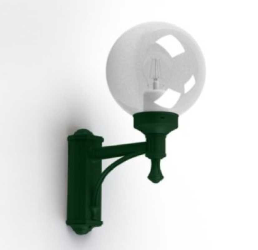 grüne Kugel-Wandleuchte