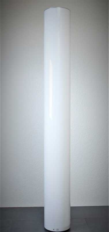 Weiße Gartenleuchte 162cm