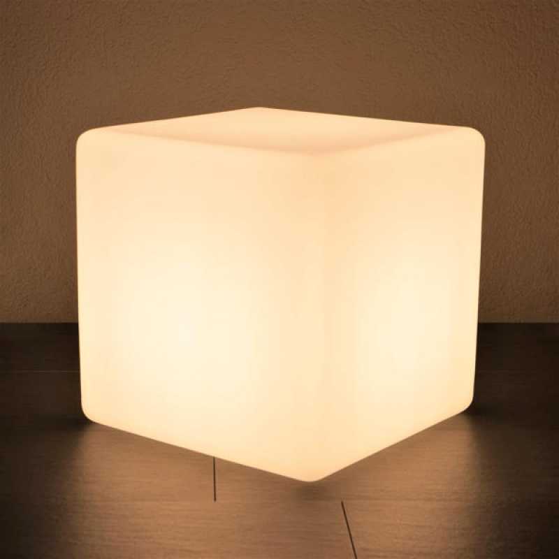 Gartenbeleuchtung Akku-Würfel