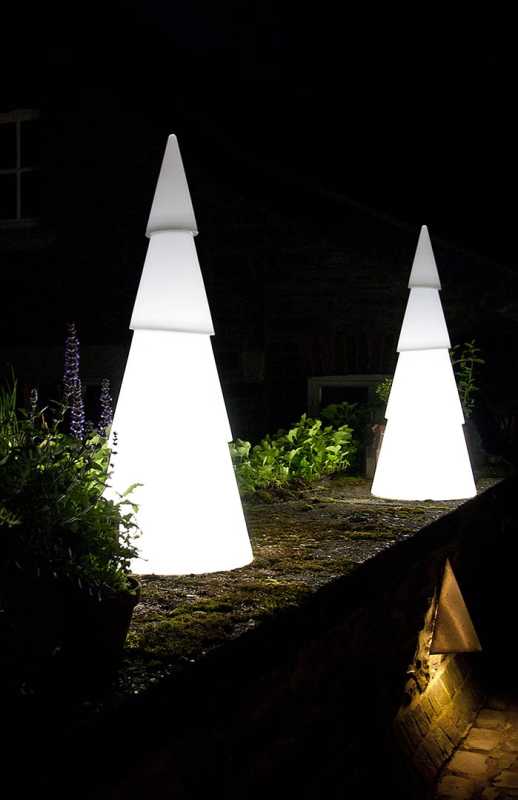 farbige Weihnachtsbeleuchtung Design-Baum 75cm