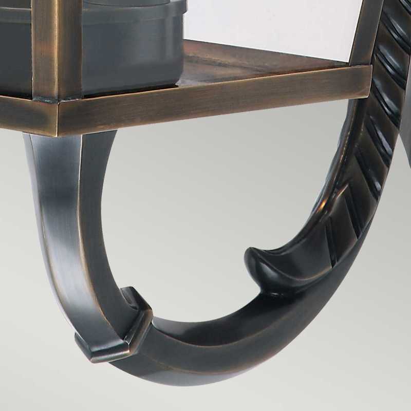 Wandlaterne Messing antik