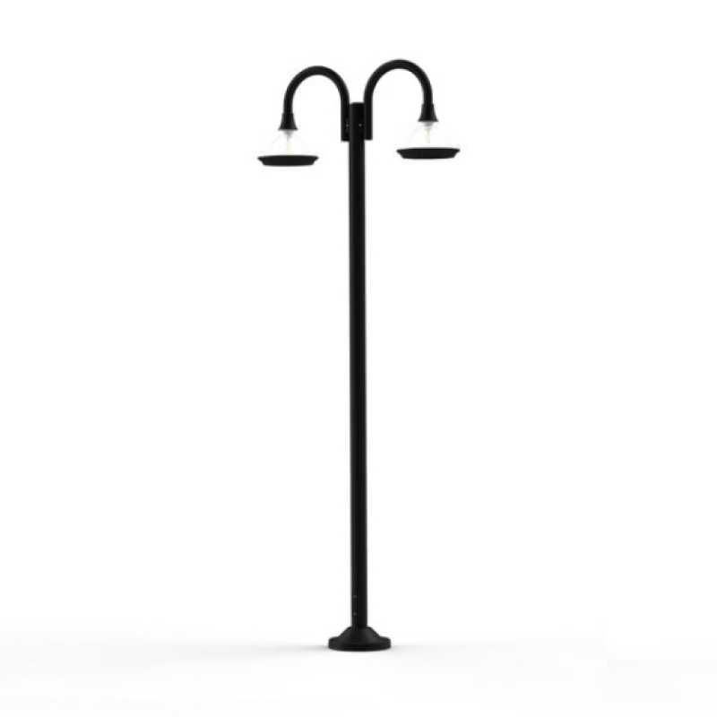 mediterrane Gartenbeleuchtung 2-flammig