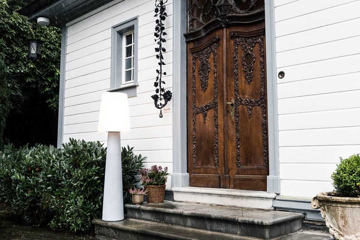 Garten-Stehlampe anthrazit