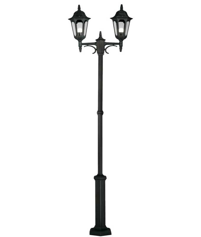 rustikale Gartenbeleuchtung 2-flammig