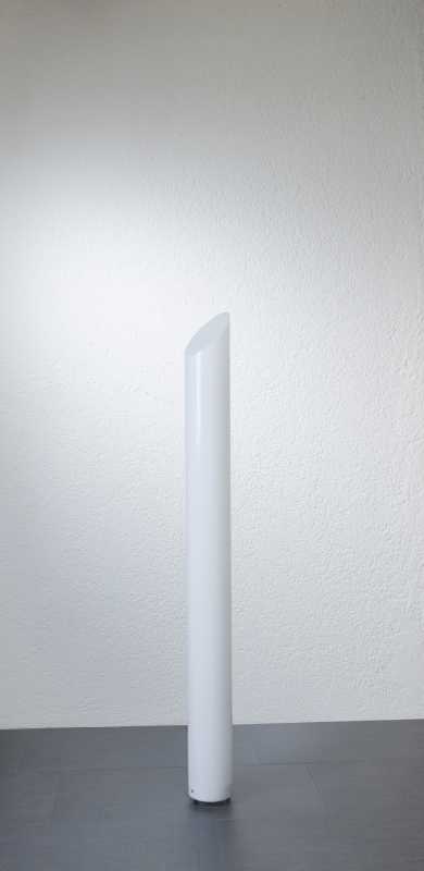 Weiße Gartenleuchte 110cm