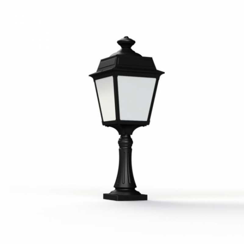 weiße Gartenleuchte