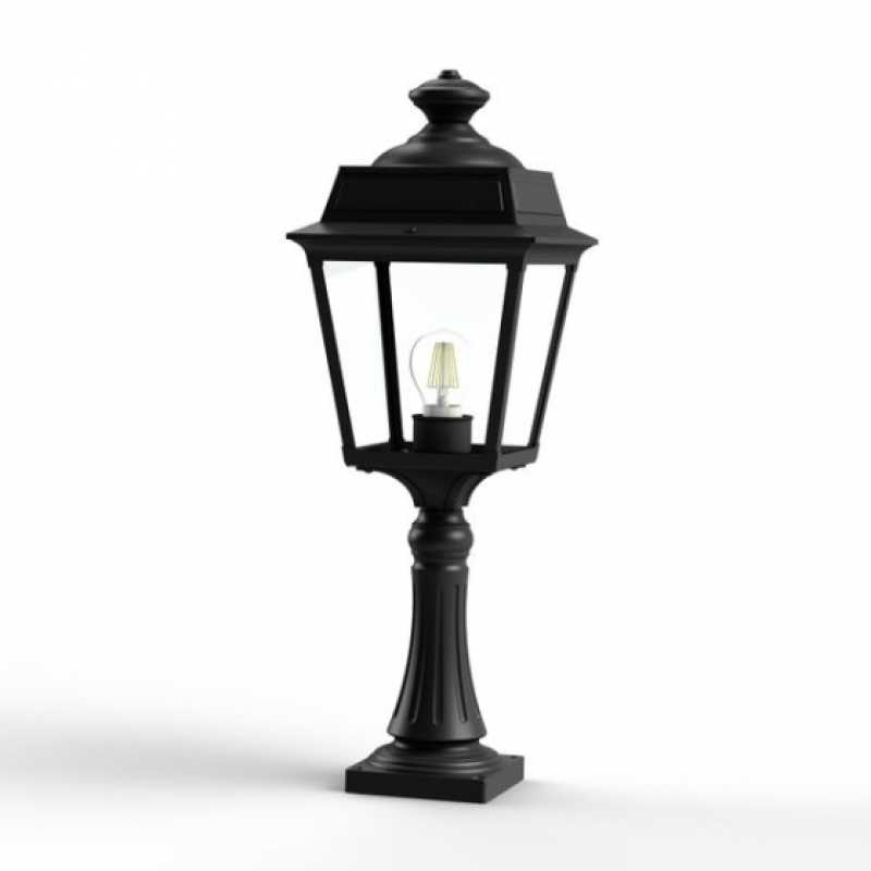 weiße Gartenleuchte