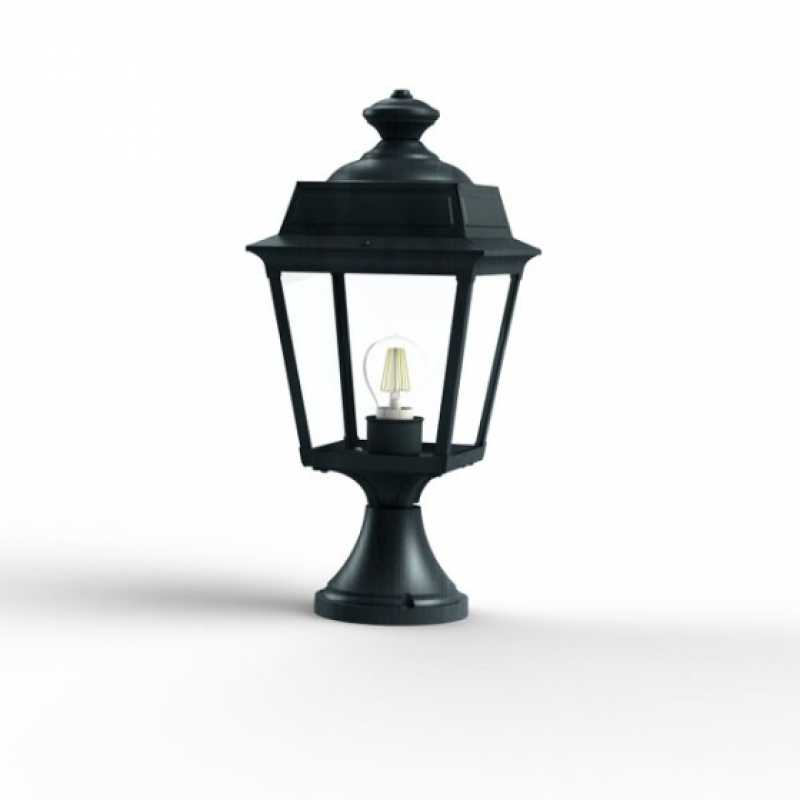 grüne Sockelleuchte klassisch