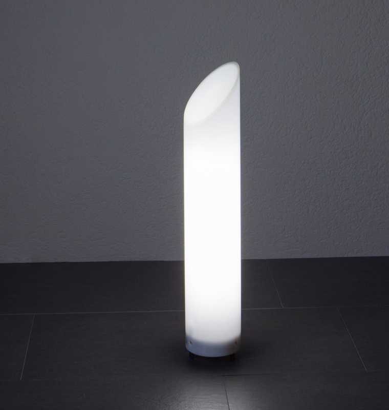 Weiße Wegeleuchte modern