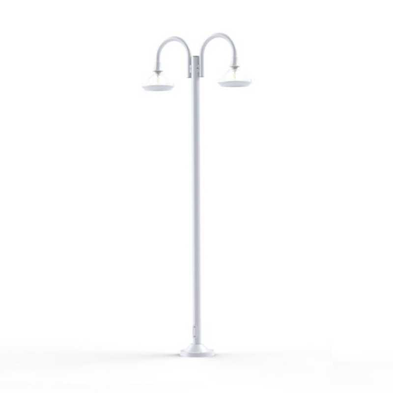 mediterrane Gartenbeleuchtung 2-flammig