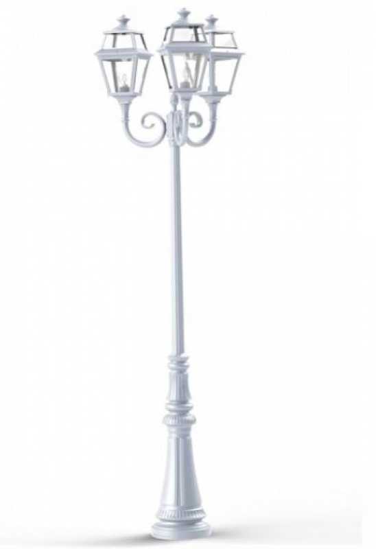 Design Gartenleuchte 3-flammig